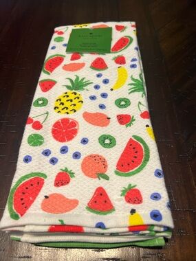 Kate Spade New York Assortment Fruits Colorful Kitchen Towels Set of 2